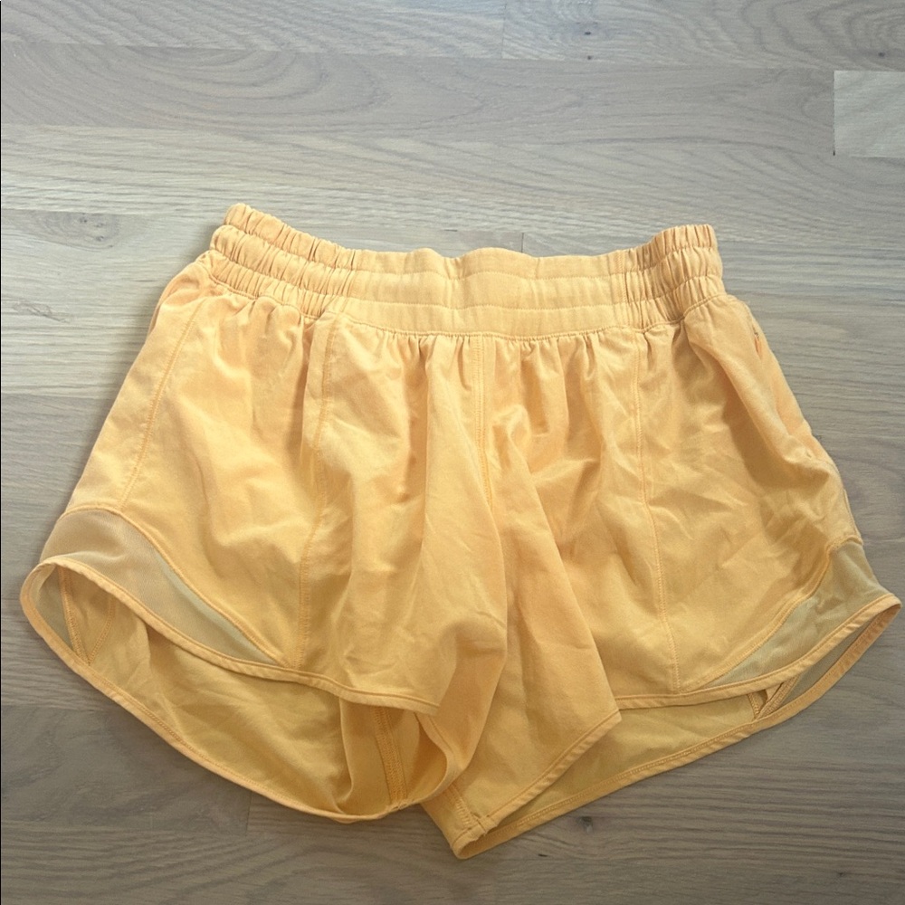 Lululemon Athletica Women's Yellow Athletic Shorts